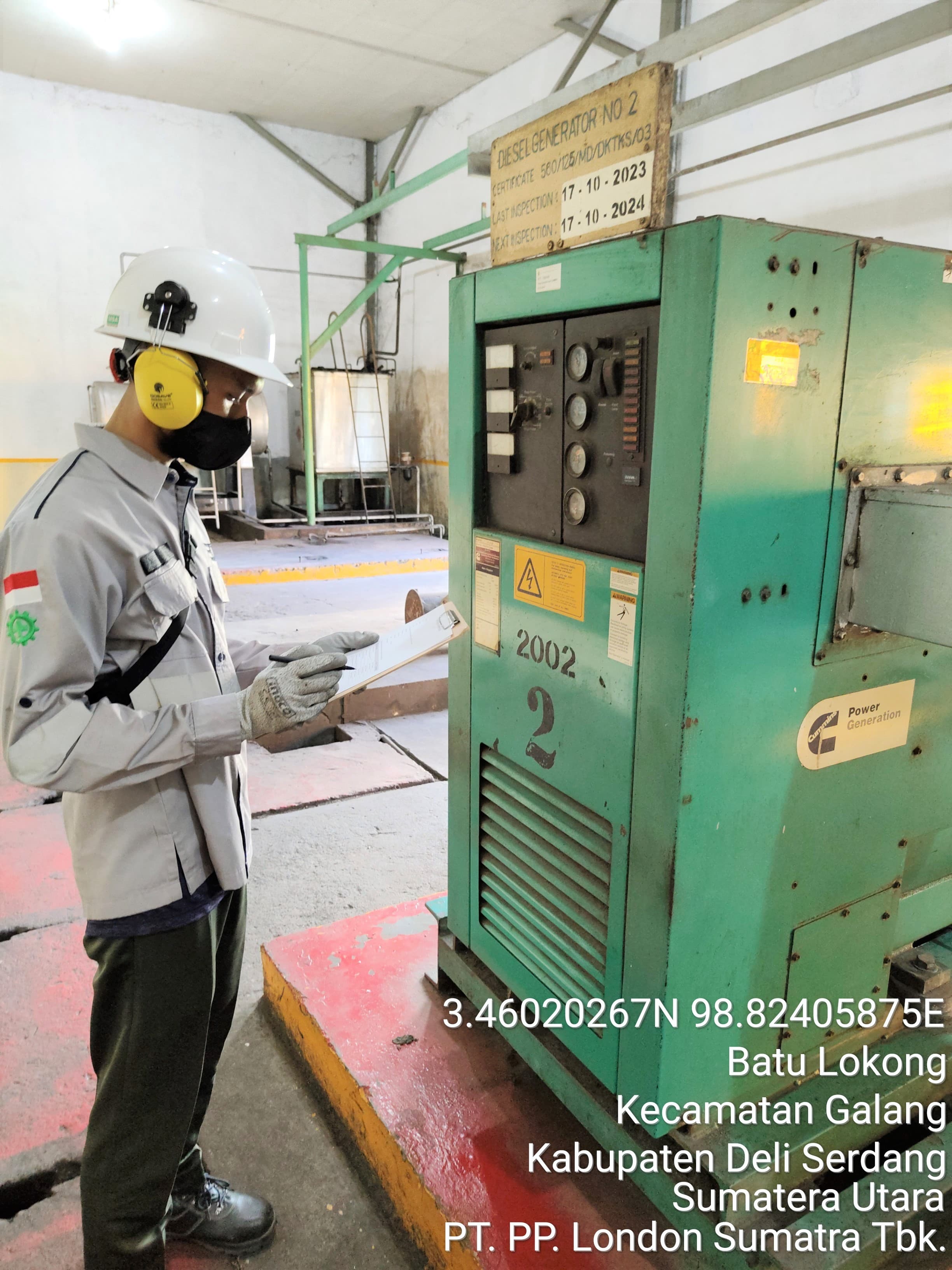 Perpanjangan Sertifikat Laik Operasi (SLO) PLTD 