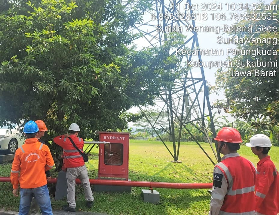 Riksa Uji Proteksi Kebakaran di Wilayah PLN UPT Bogor 