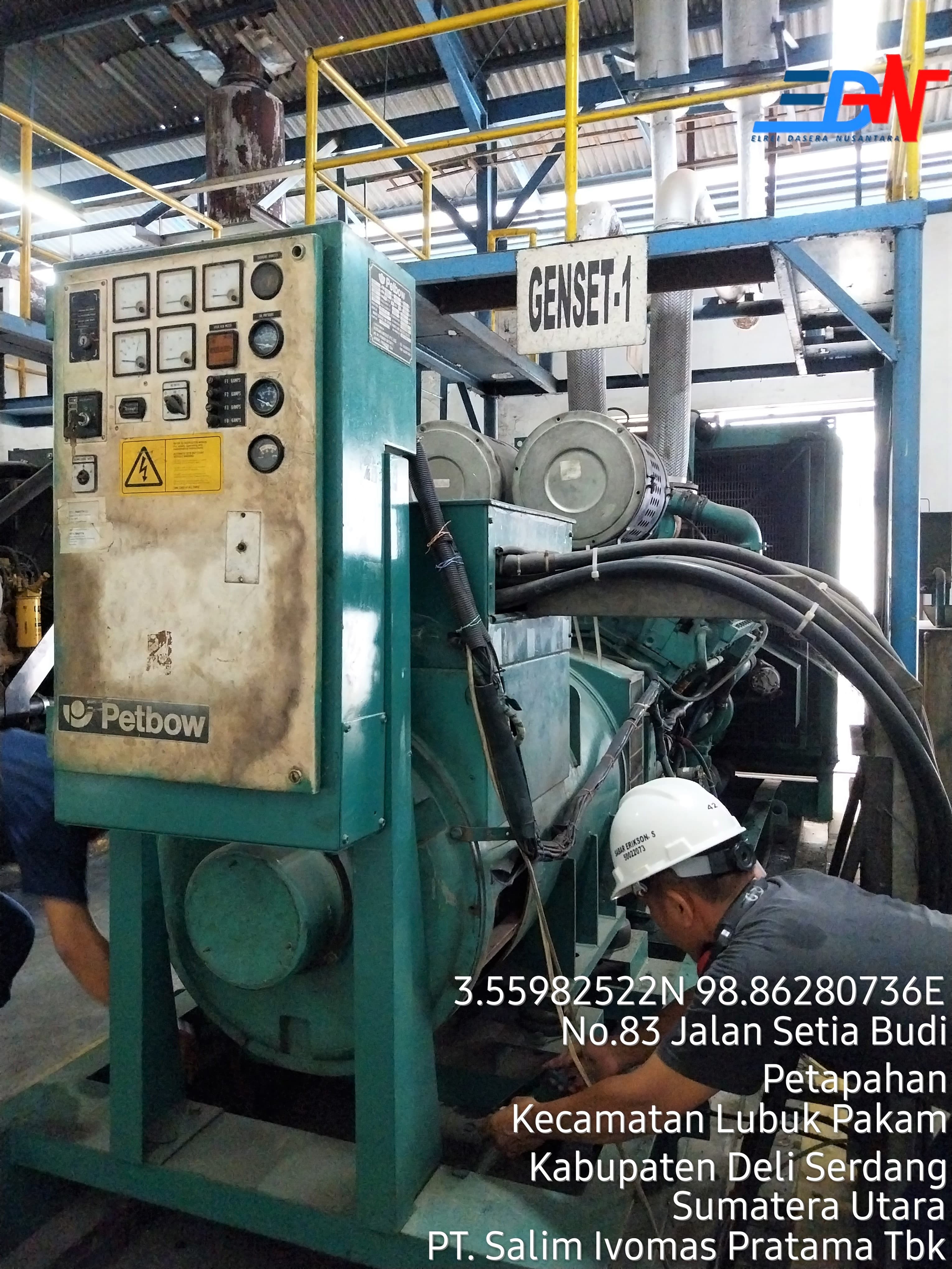  Perpanjangan SLO dan NIDI Genset 250 kVA & 1000 kVA Lubuk Pakam